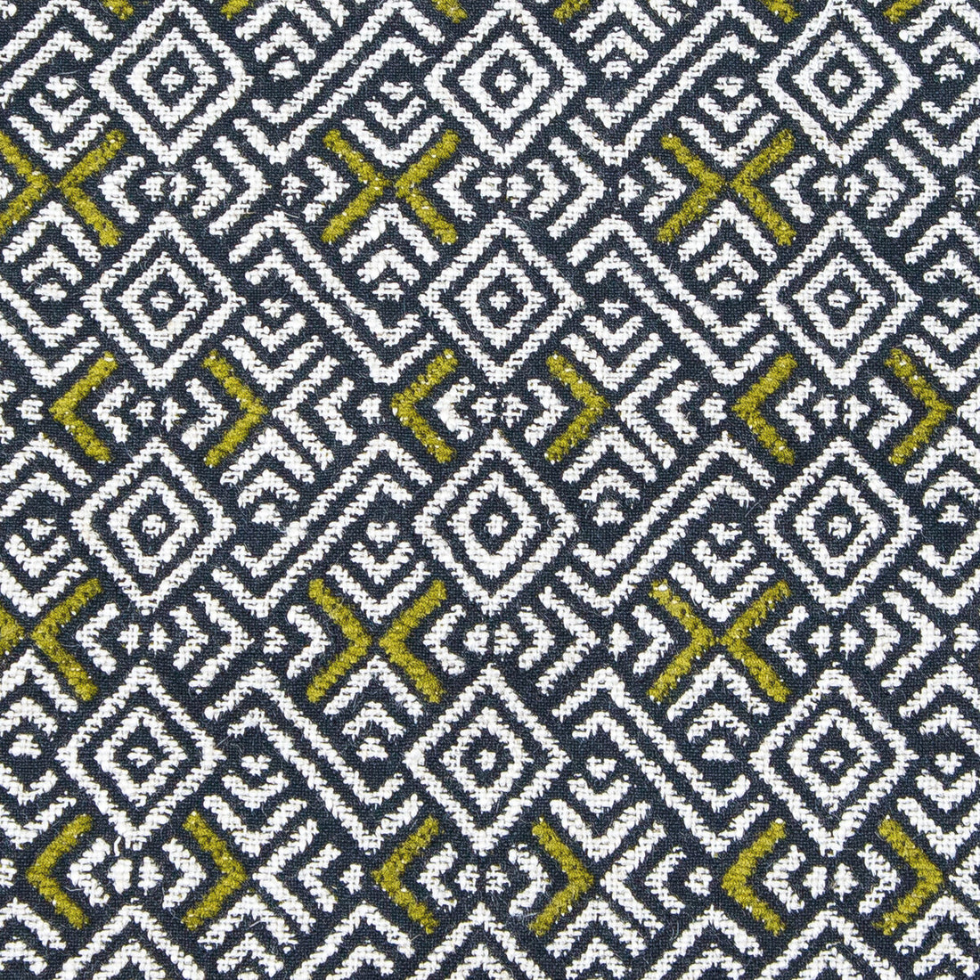Inca fabric in verde color - pattern GDT5567.002.0 - by Gaston y Daniela in the Gaston Nuevo Mundo collection