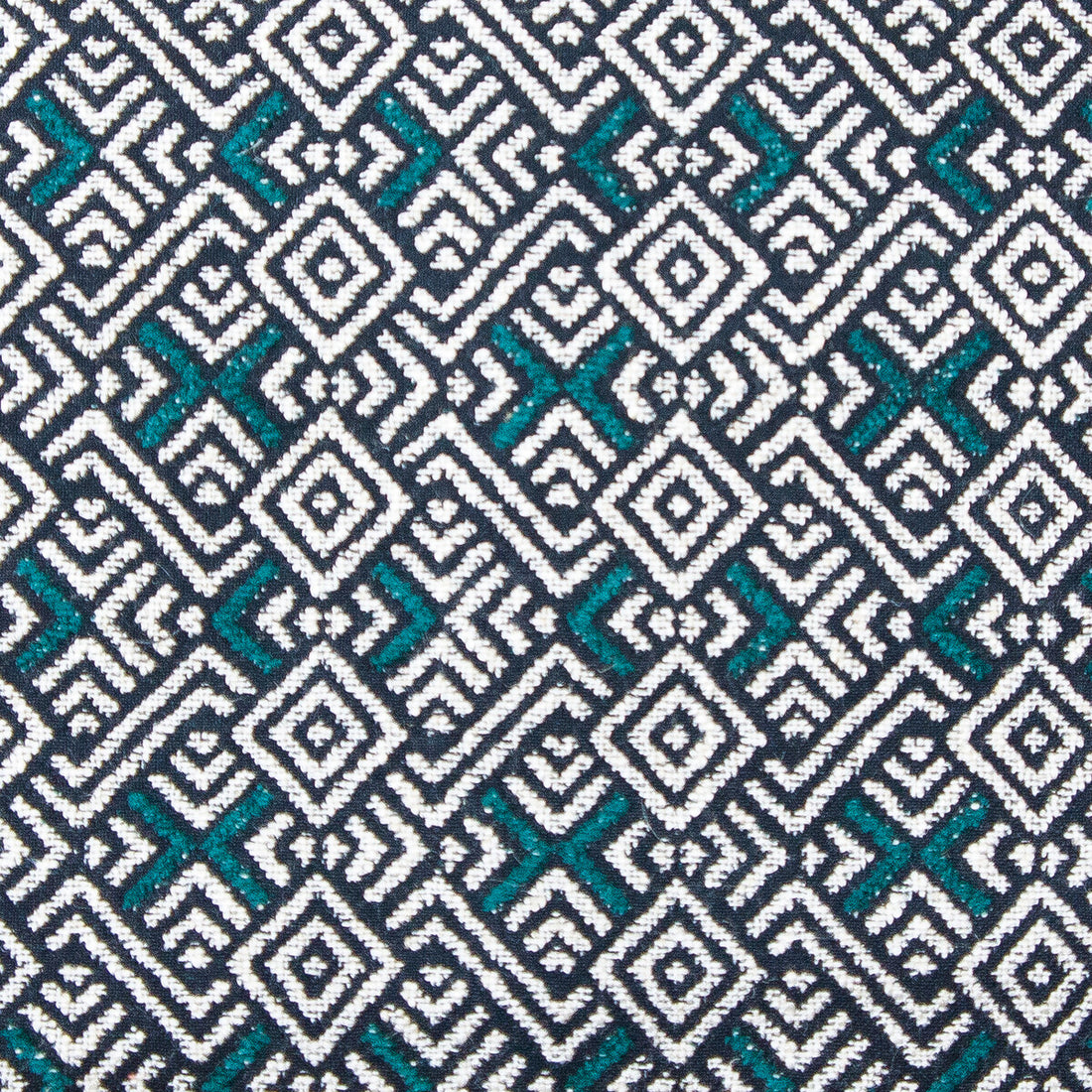 Inca fabric in oceano color - pattern GDT5567.003.0 - by Gaston y Daniela in the Gaston Nuevo Mundo collection