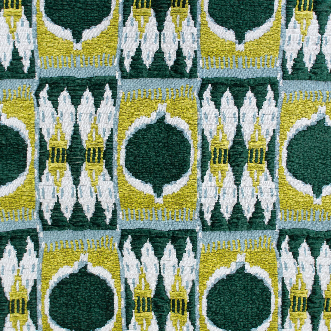 Cuzco fabric in verde color - pattern GDT5571.002.0 - by Gaston y Daniela in the Gaston Nuevo Mundo collection