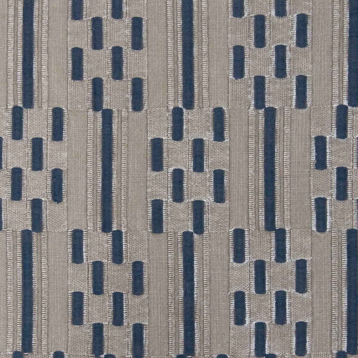 Santa Maria fabric in marron color - pattern GDT5598.001.0 - by Gaston y Daniela in the Gaston Nuevo Mundo collection