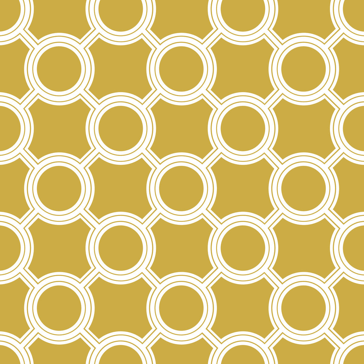 Aymara fabric in ocre color - pattern GDT5600.004.0 - by Gaston y Daniela in the Gaston Nuevo Mundo collection