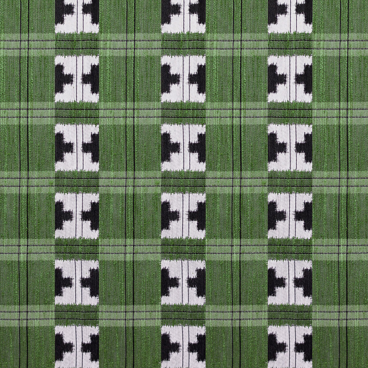 Takara fabric in verde color - pattern GDT5633.005.0 - by Gaston y Daniela in the Gaston Japon collection
