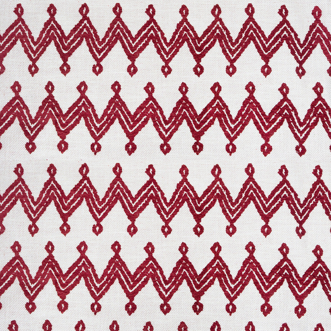 Navajo fabric in rojo color - pattern GDT5653.002.0 - by Gaston y Daniela in the Gaston Rio Grande collection