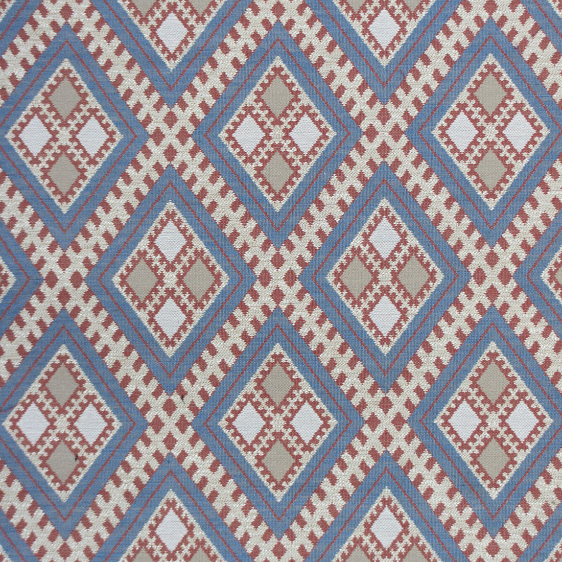Chihuahua fabric in azul/rojo color - pattern GDT5656.003.0 - by Gaston y Daniela in the Gaston Rio Grande collection