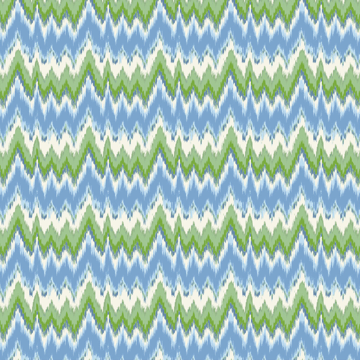 Cala Figuera fabric in verde azul color - pattern GDT5677.004.0 - by Gaston y Daniela in the Gaston Maiorica collection