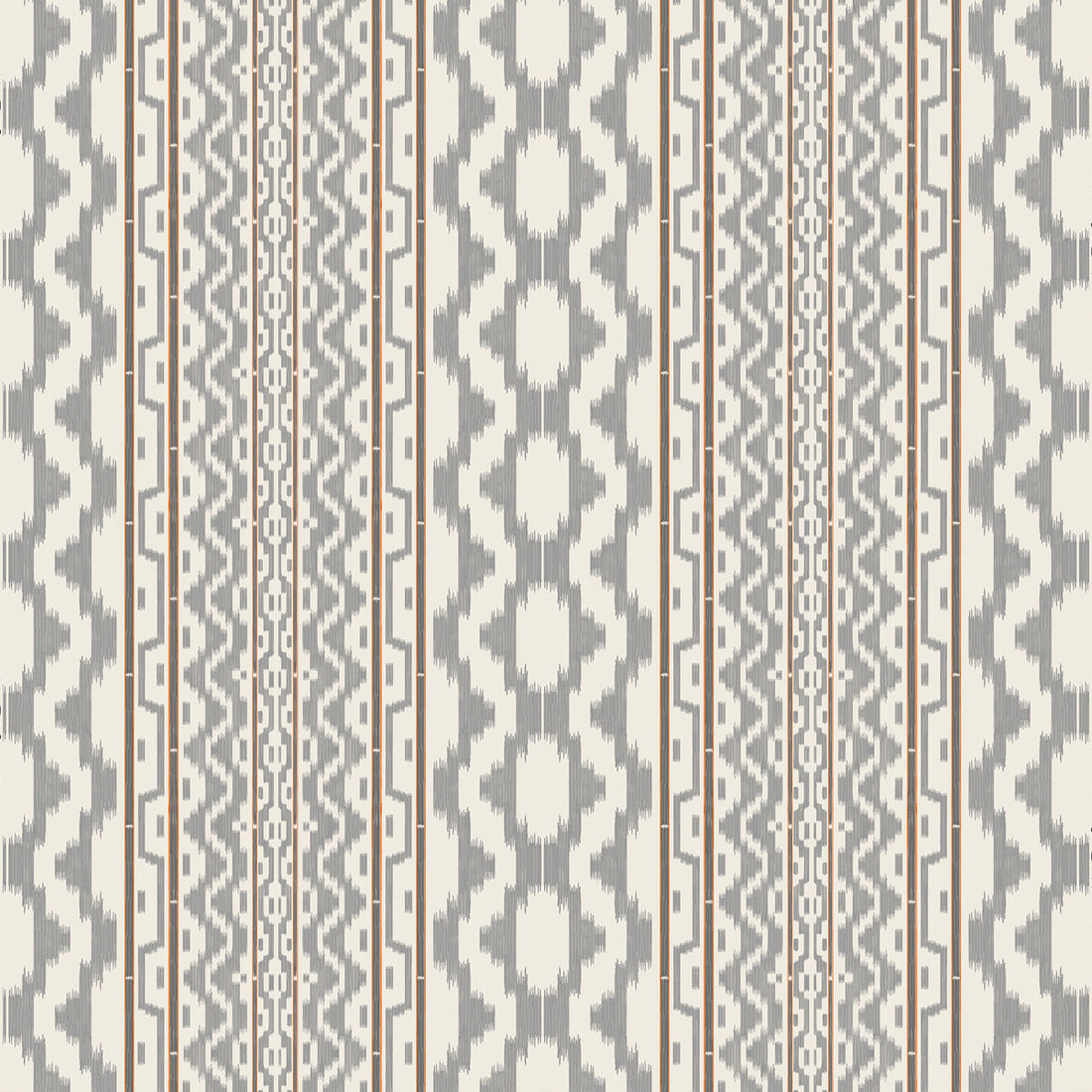 Cala Murada fabric in gris naranja color - pattern GDT5682.002.0 - by Gaston y Daniela in the Gaston Maiorica collection