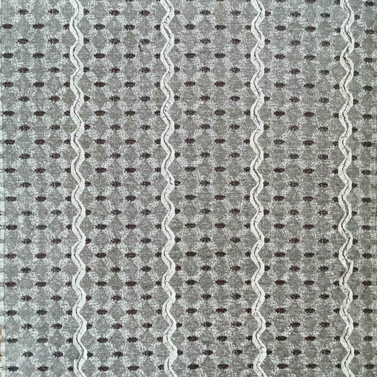 Sevan fabric in chocolate color - pattern number GDT5722.001.0 - by Gaston y Daniela in the Gaston y Daniela Marco Polo collection
