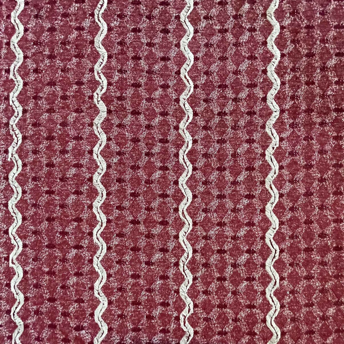 Sevan fabric in rojo color - pattern number GDT5722.003.0 - by Gaston y Daniela in the Gaston y Daniela Marco Polo collection