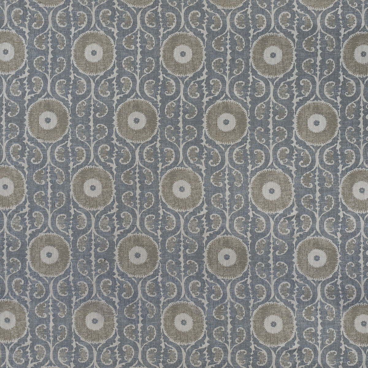 Dedalo fabric in azul color - pattern number GDT5797.004.0 - by Gaston y Daniela in the Gaston y Daniela Icaria collection