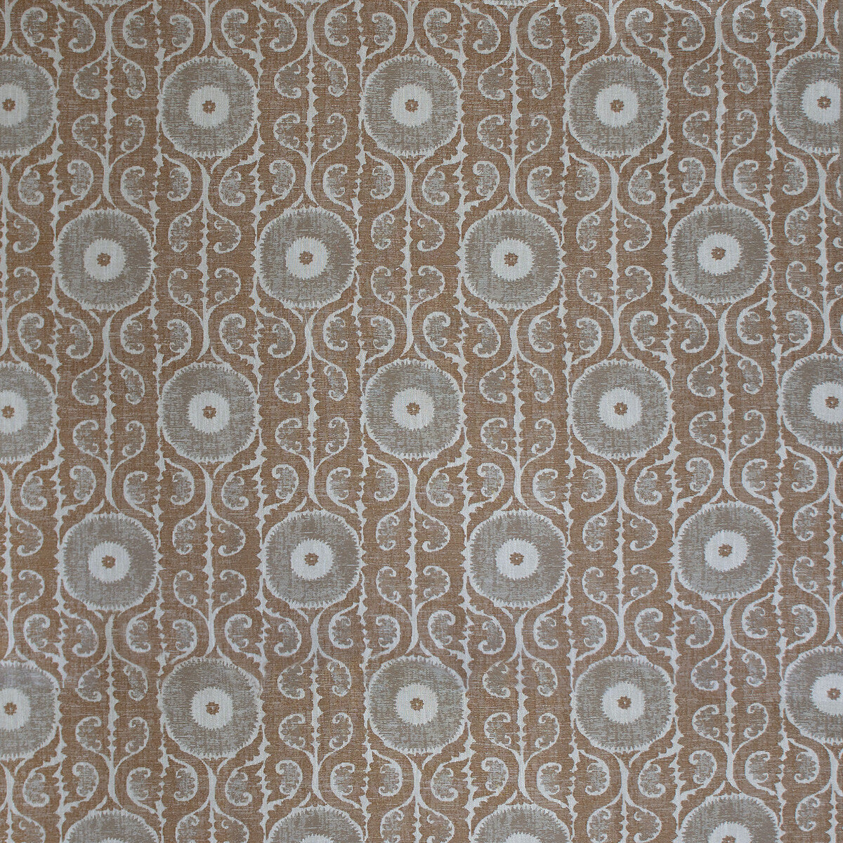 Dedalo fabric in tabaco color - pattern number GDT5797.006.0 - by Gaston y Daniela in the Gaston y Daniela Icaria collection