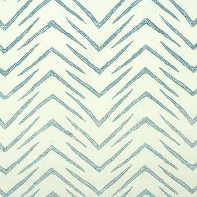 Herringbone fabric in white/sky color - pattern GWF-2620.115.0 - by Lee Jofa Modern in the Allegra Hicks collection