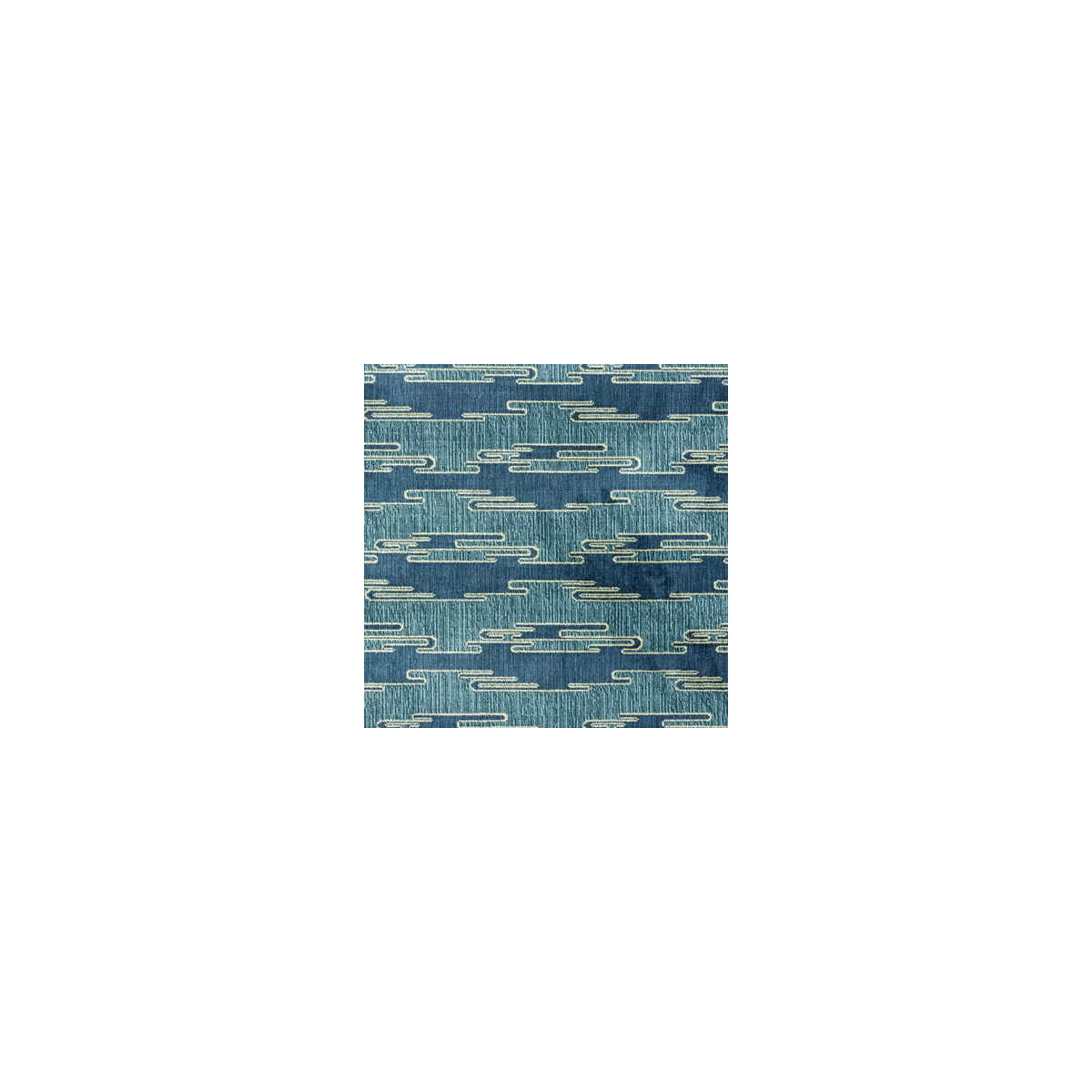 Sora Velvet fabric in aqua/blue color - pattern GWF-2805.513.0 - by Lee Jofa Modern in the Kelly Wearstler collection