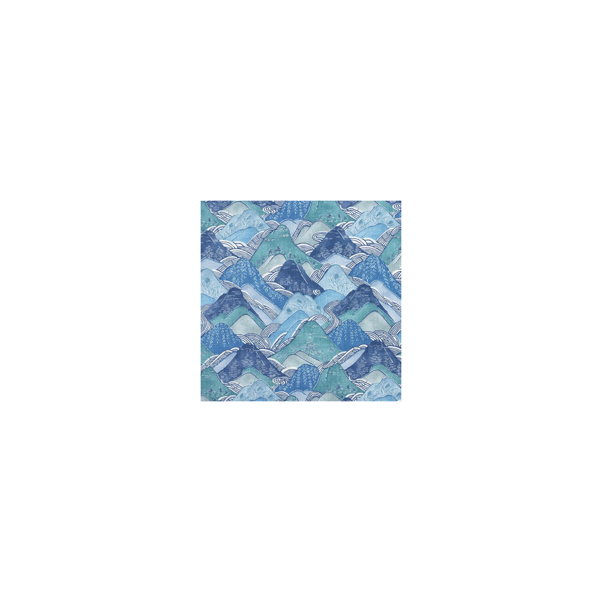 Edo Linen fabric in teal color - pattern GWF-2814.513.0 - by Lee Jofa Modern in the Kelly Wearstler collection