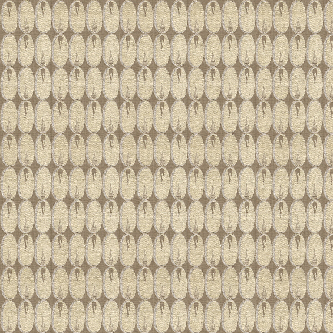 Oval Flame fabric in white color - pattern GWF-2924.116.0 - by Lee Jofa Modern in the Allegra Hicks II collection