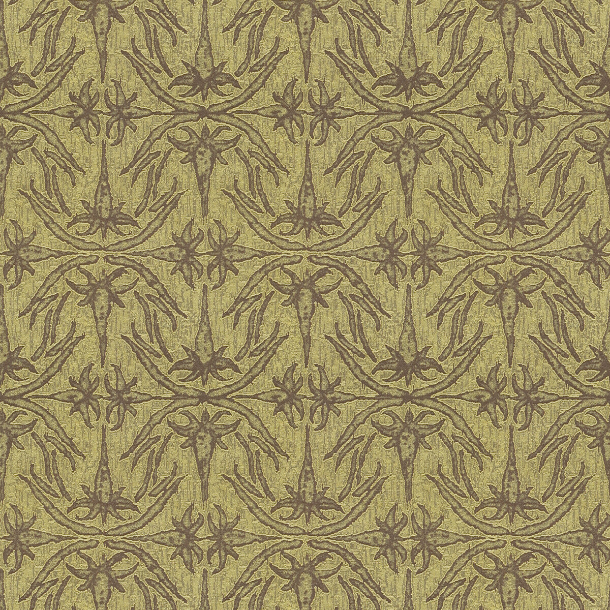 Lily Branch fabric in lime color - pattern GWF-2926.23.0 - by Lee Jofa Modern in the Allegra Hicks II collection