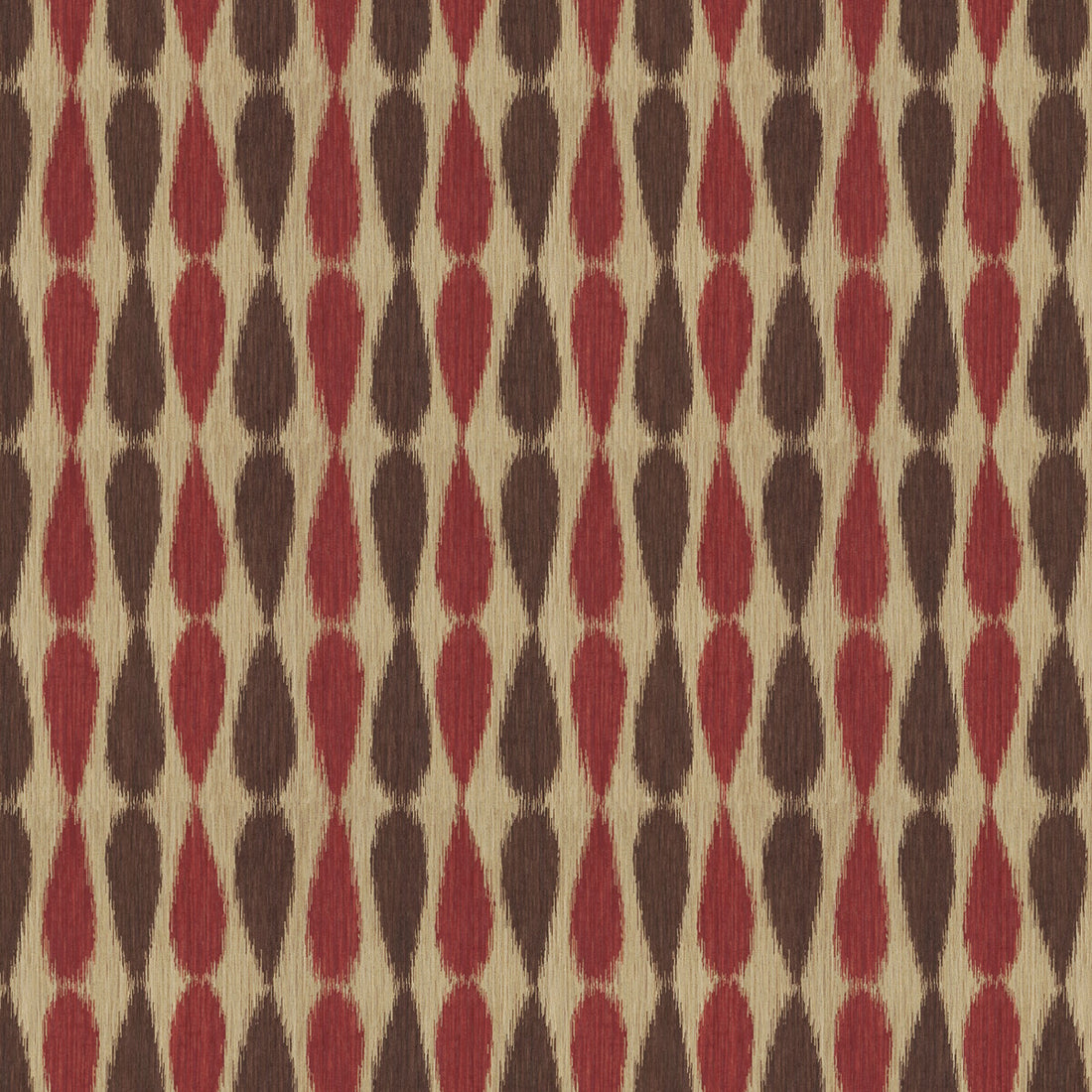 Ikat Drops fabric in red color - pattern GWF-2927.910.0 - by Lee Jofa Modern in the Allegra Hicks II collection