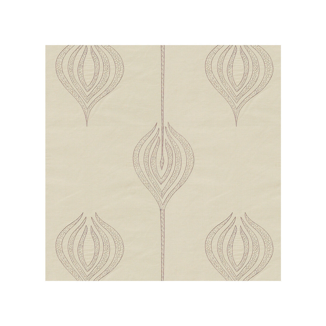 Tulip Embroidery fabric in mauve color - pattern GWF-2928.909.0 - by Lee Jofa Modern in the Allegra Hicks II collection