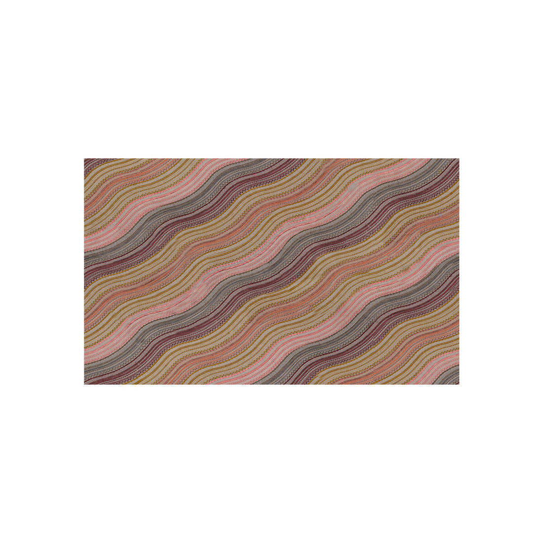 Water Stripe Emb fabric in raisin/rose color - pattern GWF-3100.916.0 - by Lee Jofa Modern in the Kelly Wearstler II collection