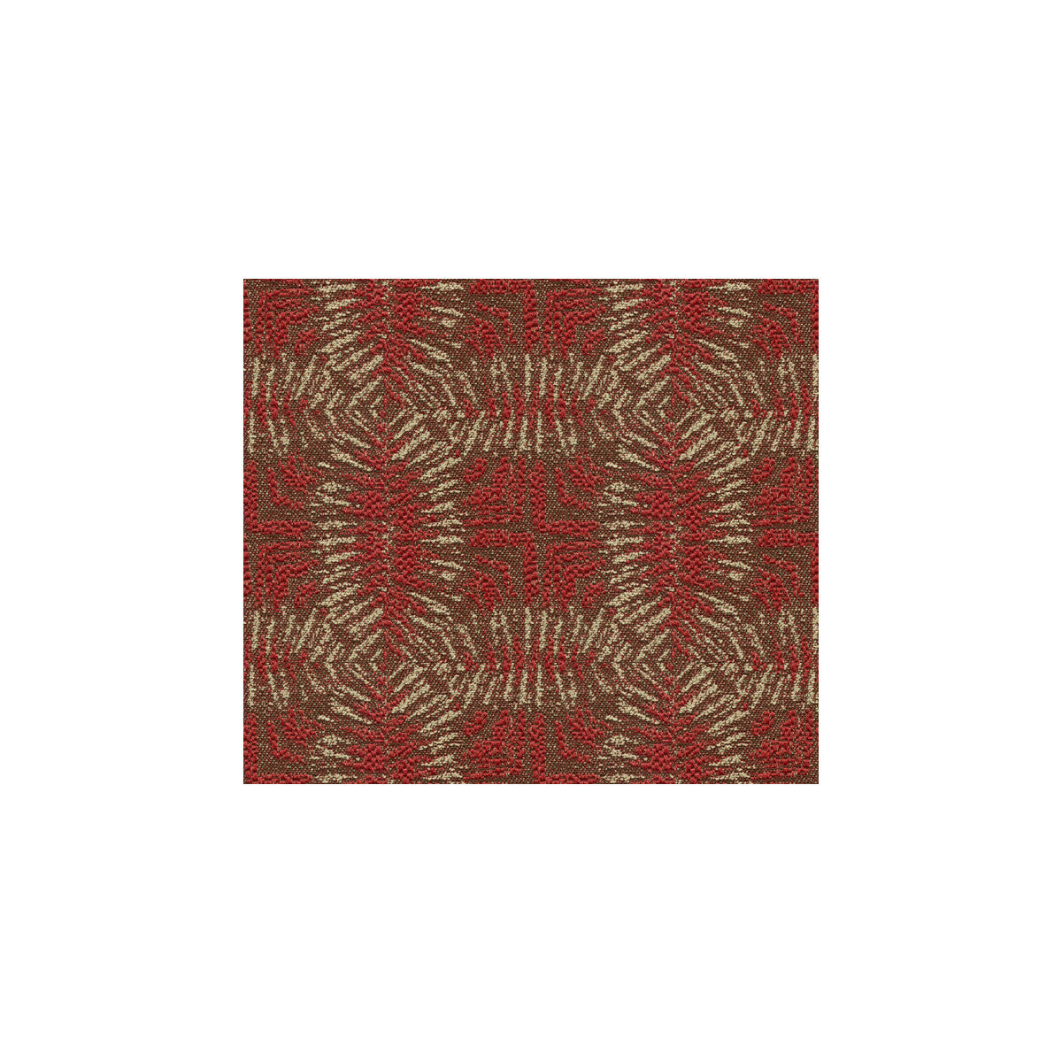Calypso fabric in ruby color - pattern GWF-3204.19.0 - by Lee Jofa Modern in the Allegra Hicks Islands collection