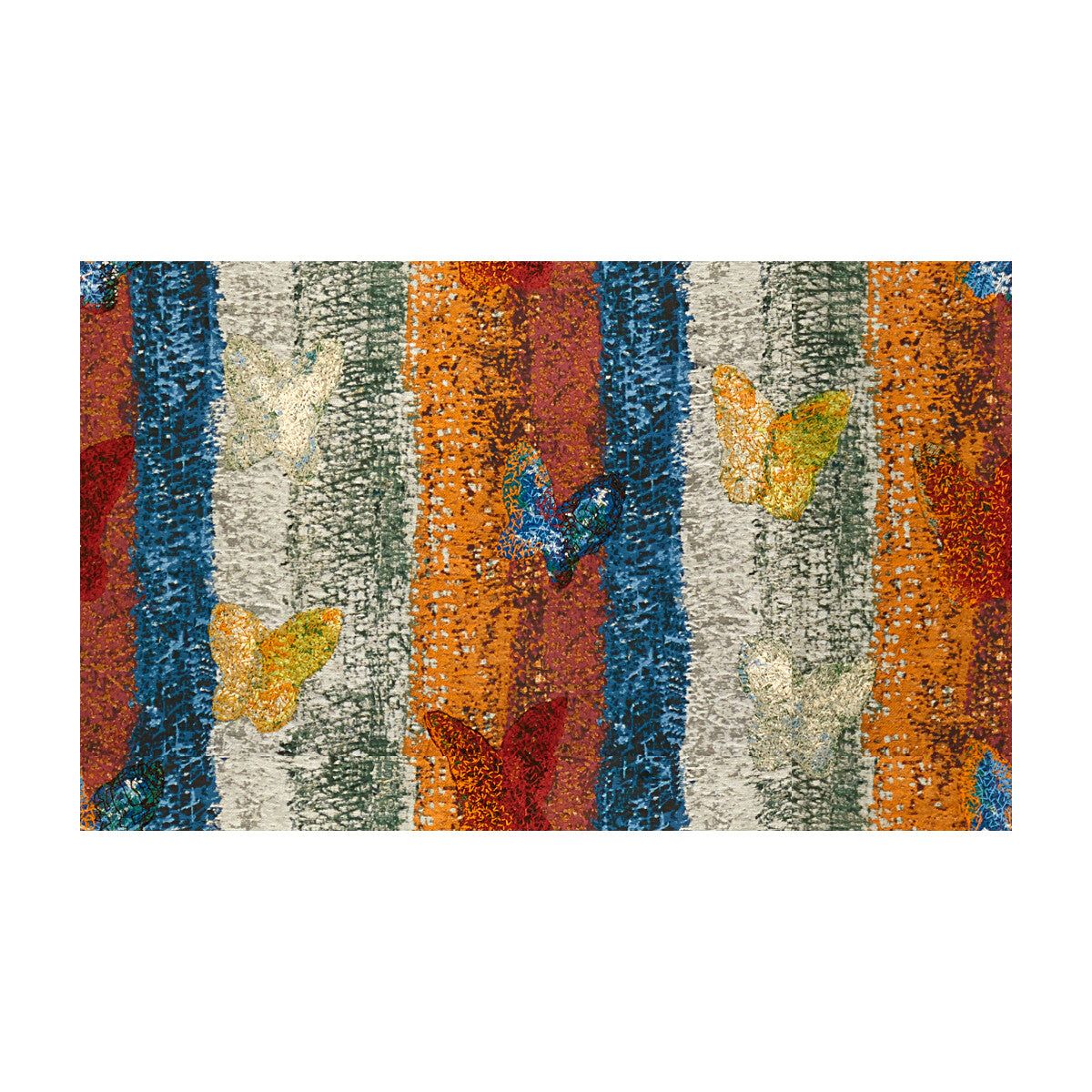 Fritillery fabric in multi color - pattern GWF-3402.953.0 - by Lee Jofa Modern in the Hunt Slonem For Groundworks collection