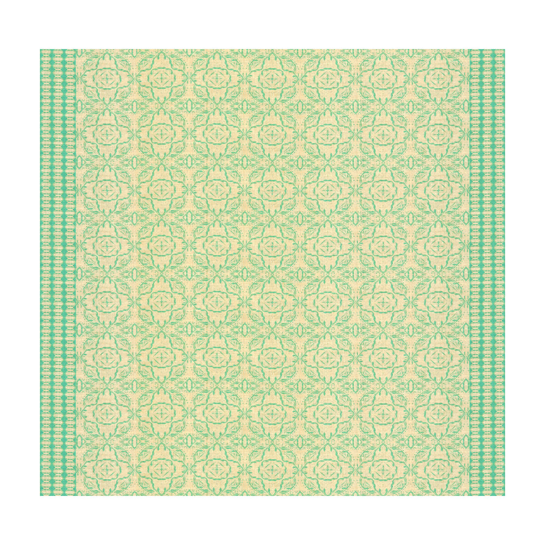 Maze fabric in aqua color - pattern GWF-3506.13.0 - by Lee Jofa Modern in the Allegra Hicks Garden collection