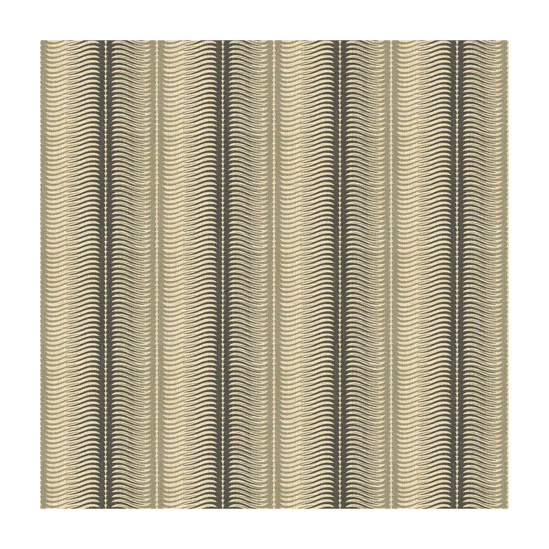 Stripes fabric in metal color - pattern GWF-3509.11.0 - by Lee Jofa Modern in the Allegra Hicks Garden collection