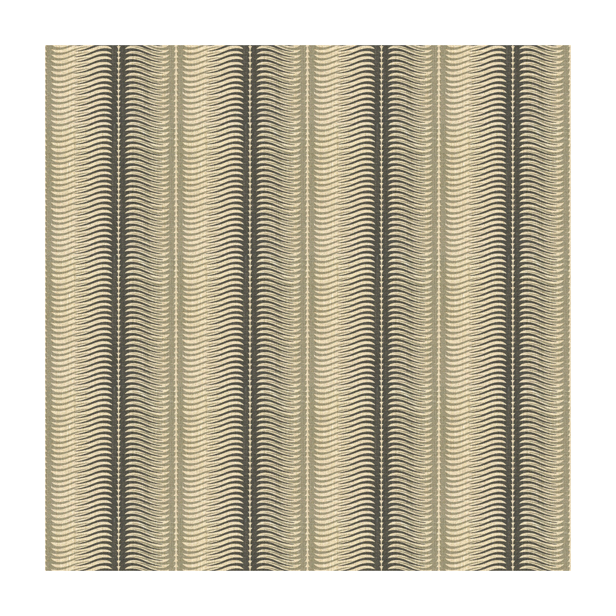 Stripes fabric in metal color - pattern GWF-3509.11.0 - by Lee Jofa Modern in the Allegra Hicks Garden collection