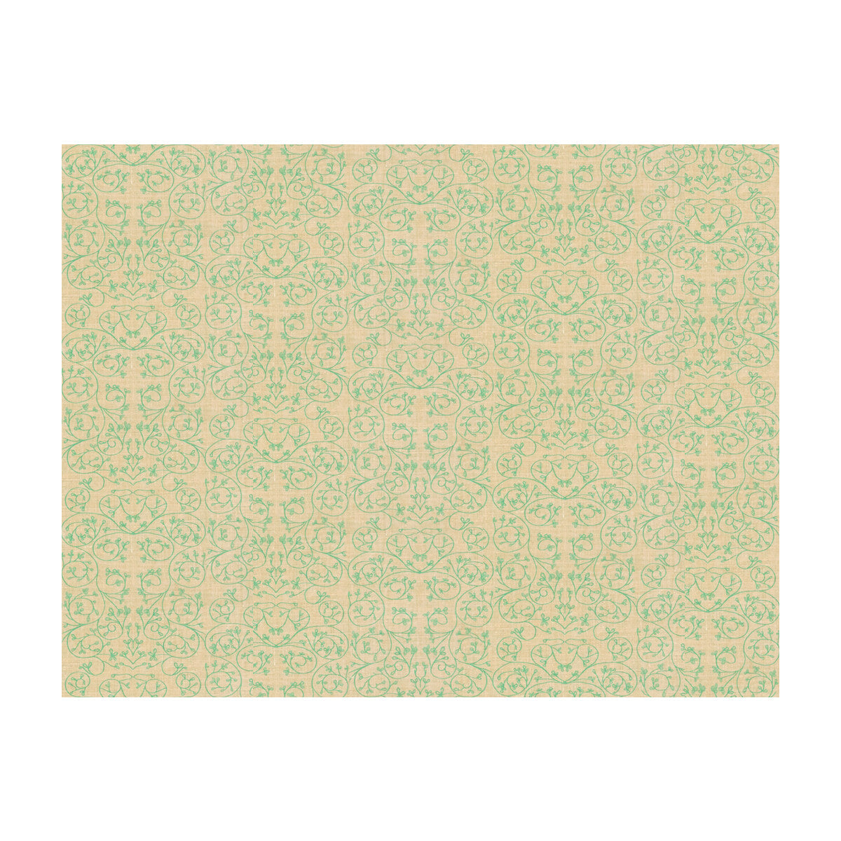 Garden fabric in aqua color - pattern GWF-3511.13.0 - by Lee Jofa Modern in the Allegra Hicks Garden collection