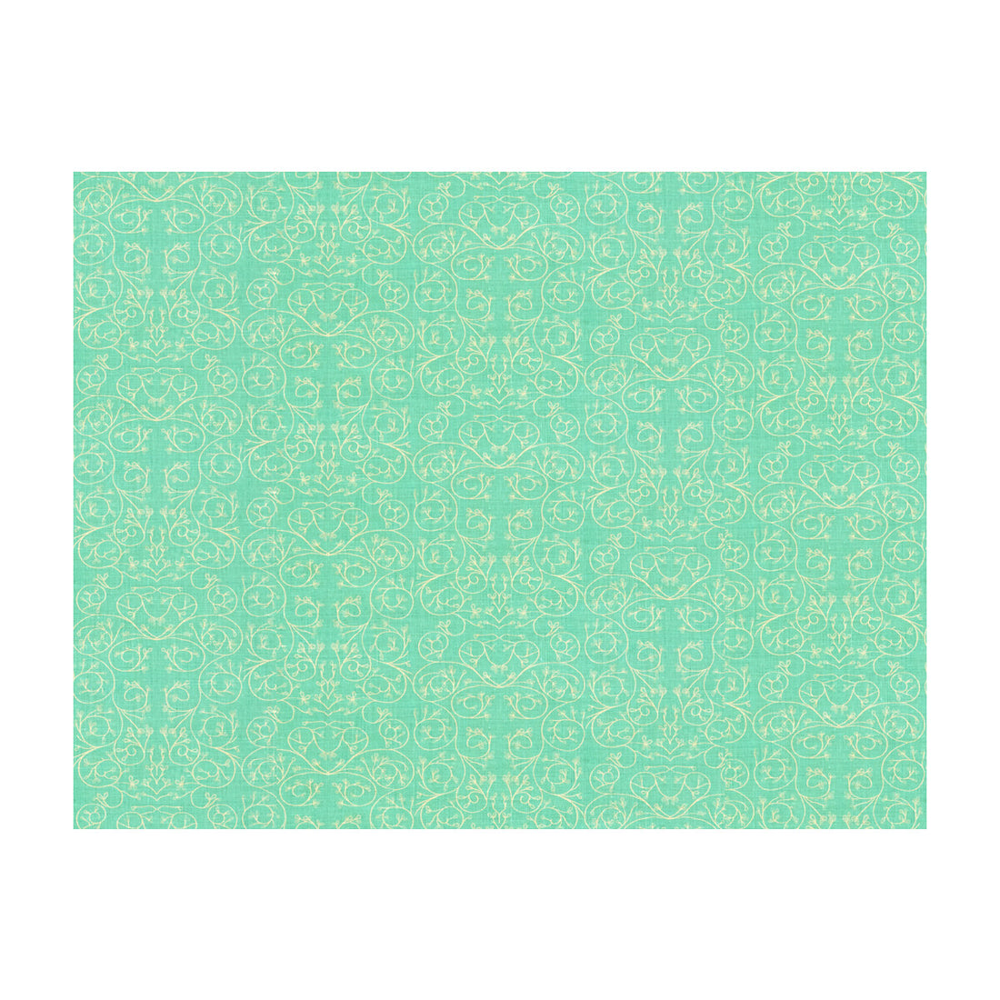 Garden Reverse fabric in aqua color - pattern GWF-3512.13.0 - by Lee Jofa Modern in the Allegra Hicks Garden collection