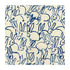 Hutch Print fabric in navy color - pattern GWF-3523.50.0 - by Lee Jofa Modern in the Hunt Slonem For Groundworks collection