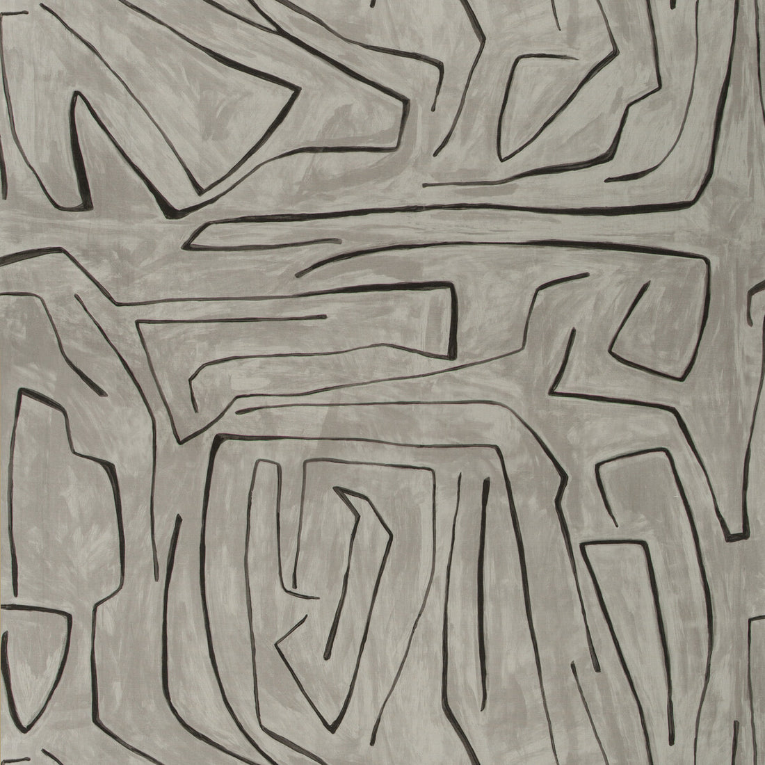 Graffito fabric in graphite color - pattern GWF-3530.118.0 - by Lee Jofa Modern in the Kelly Wearstler V collection