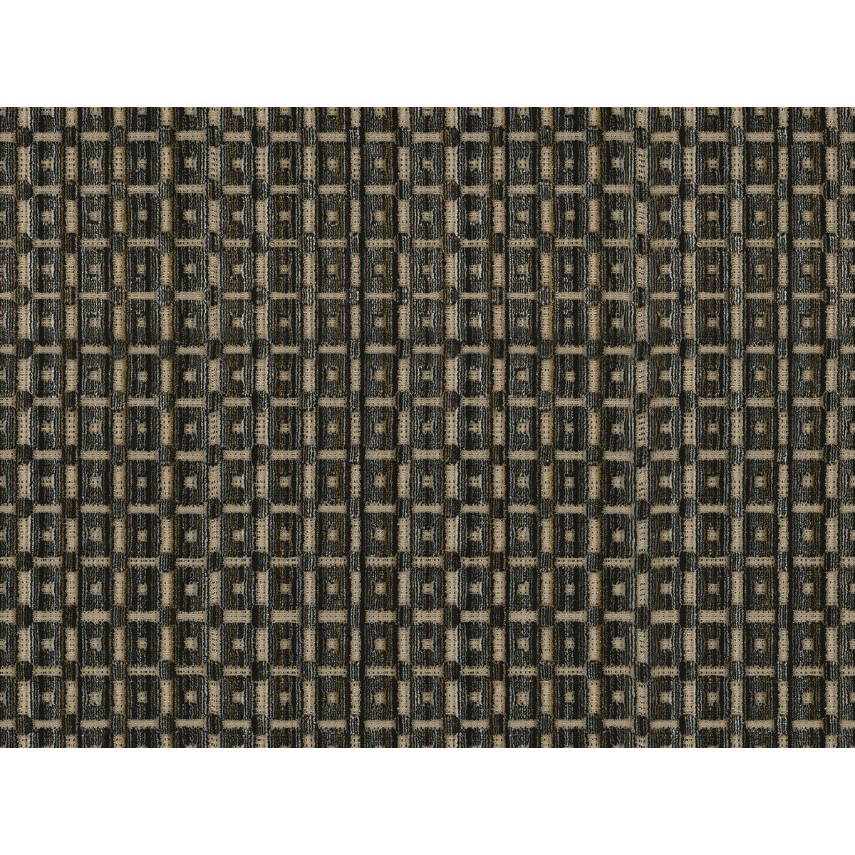 Menger Velvet fabric in ebony color - pattern GWF-3703.811.0 - by Lee Jofa Modern in the Prism collection