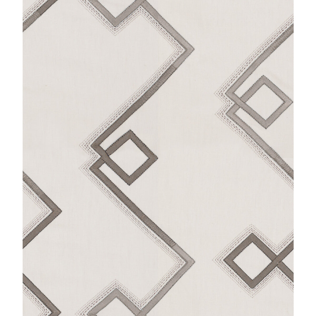 Prism Emb fabric in grey color - pattern GWF-3706.11.0 - by Lee Jofa Modern in the Prism collection