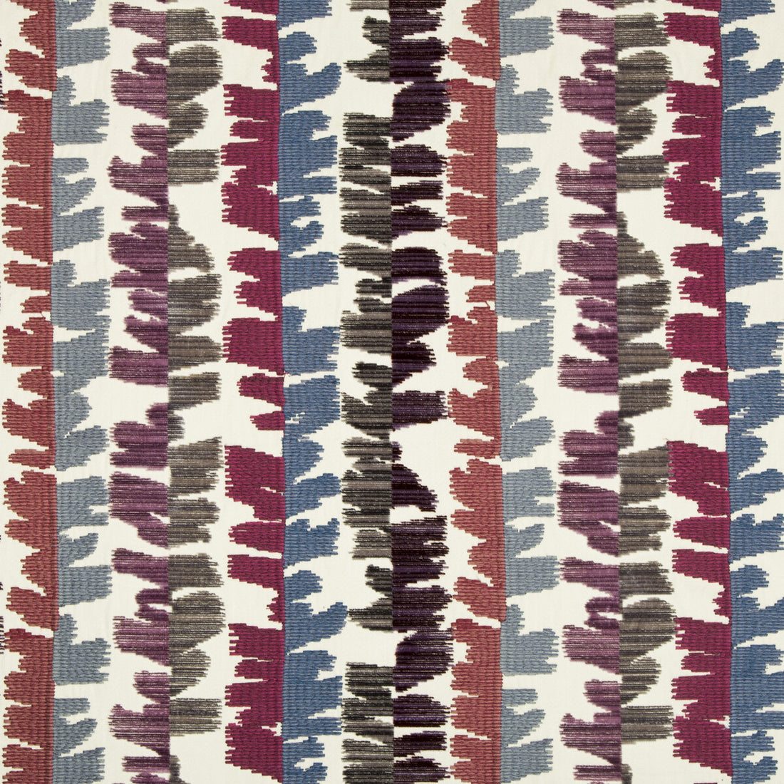 Fractal Velvet fabric in mauve/grey color - pattern GWF-3709.1011.0 - by Lee Jofa Modern in the Prism collection