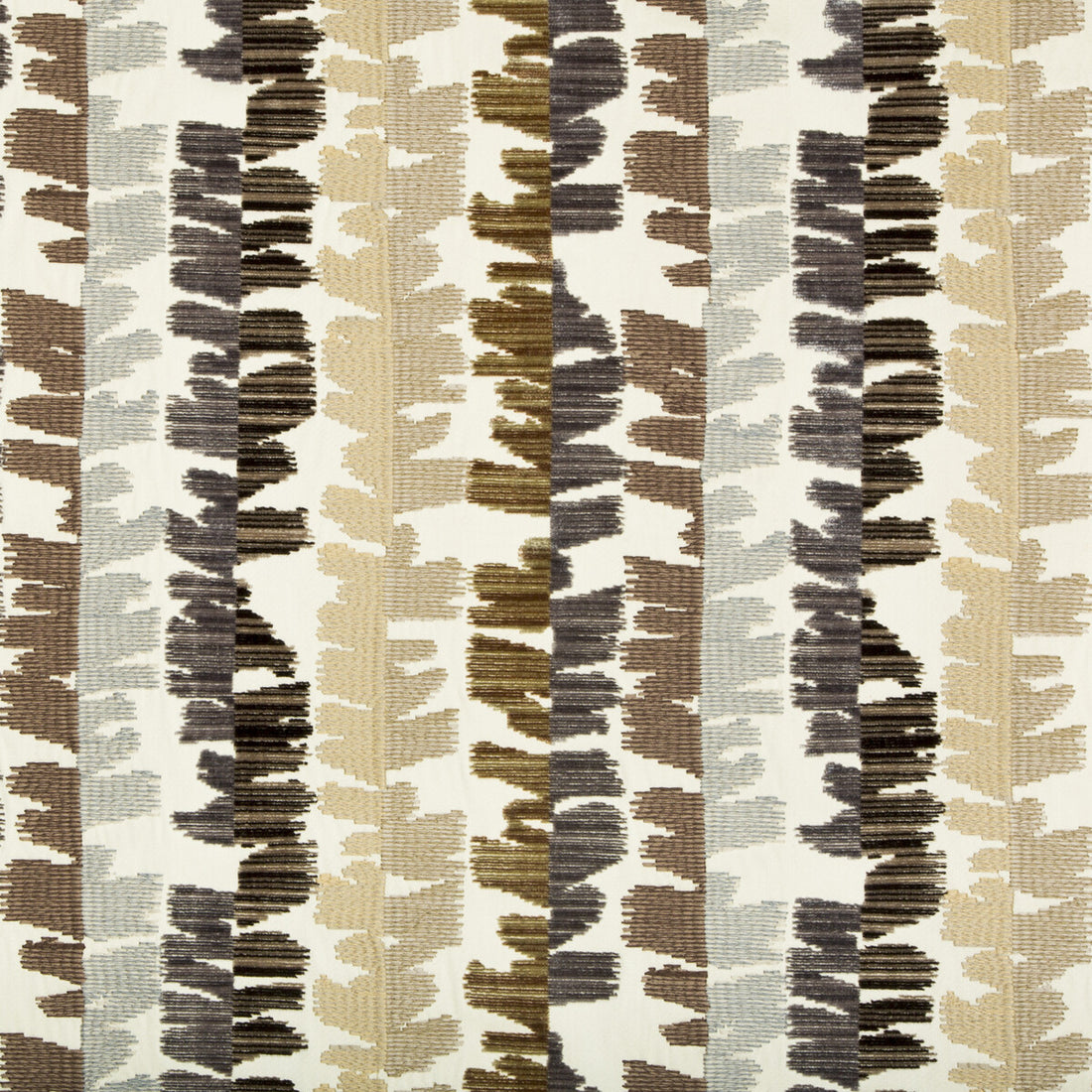 Fractal Velvet fabric in sand/stone color - pattern GWF-3709.1611.0 - by Lee Jofa Modern in the Prism collection