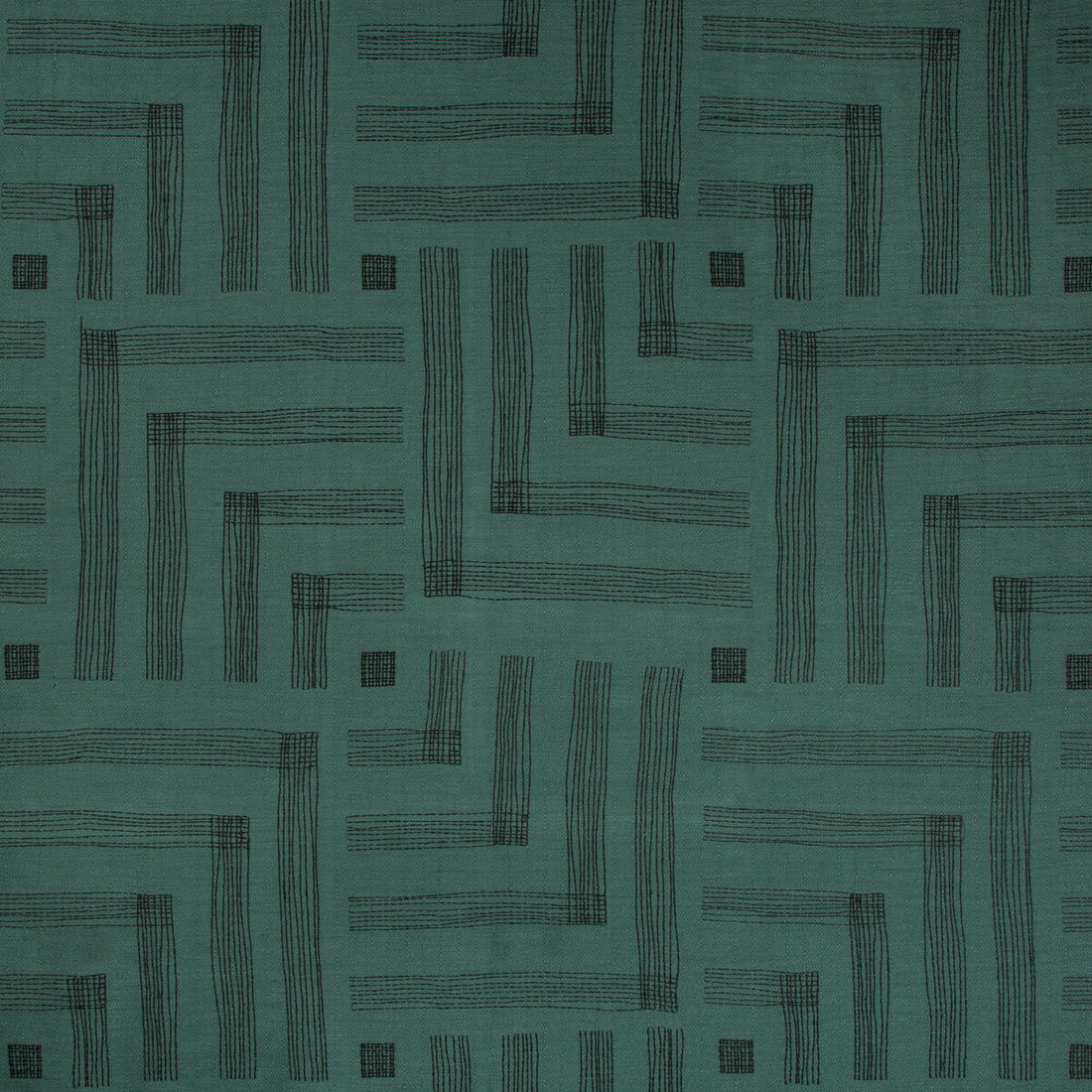 Pastiche fabric in spruce/jet color - pattern GWF-3726.358.0 - by Lee Jofa Modern in the Kelly Wearstler IV collection