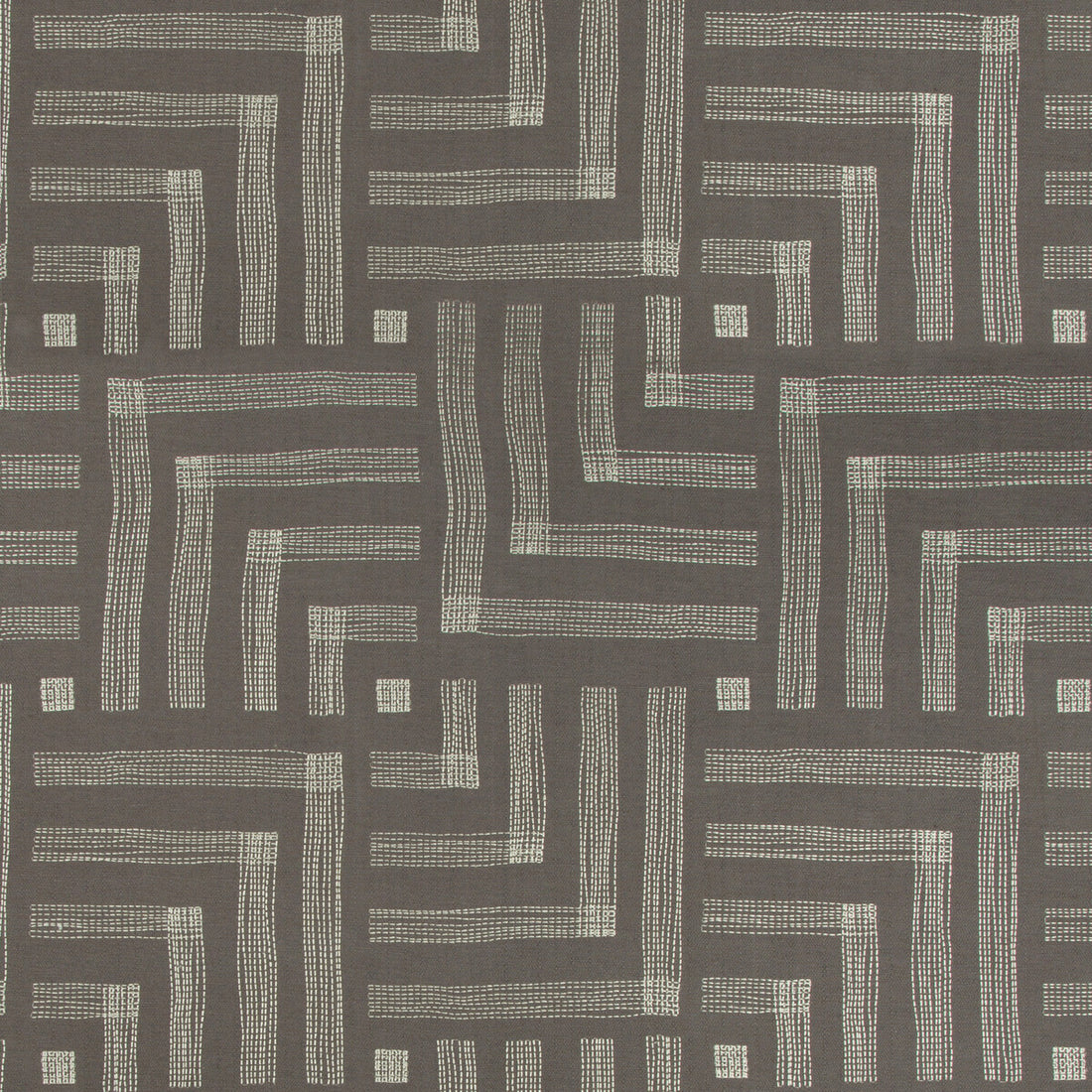 Pastiche fabric in mocha/cream color - pattern GWF-3726.811.0 - by Lee Jofa Modern in the Kelly Wearstler IV collection