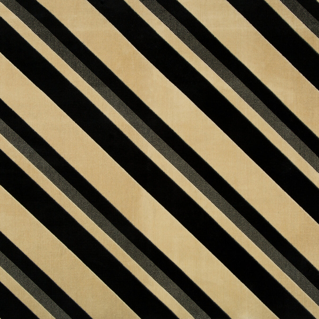 Sereno Stripe fabric in malt/onyx color - pattern GWF-3732.168.0 - by Lee Jofa Modern in the Kelly Wearstler IV collection