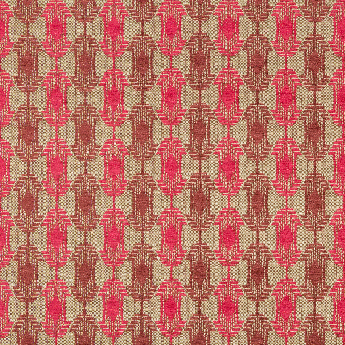 Quartz Weave fabric in cerise color - pattern GWF-3751.19.0 - by Lee Jofa Modern in the Gems collection