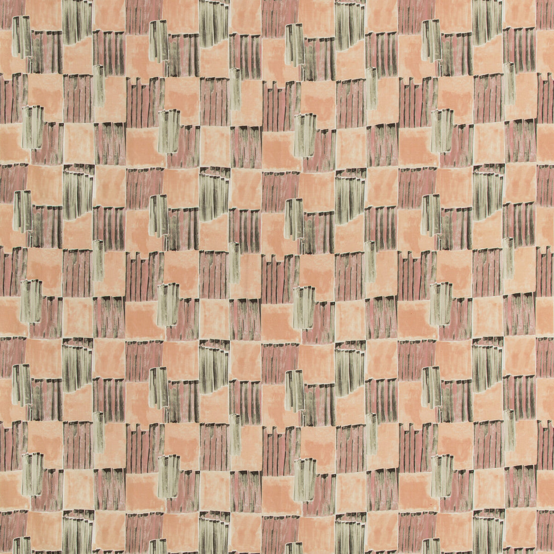 Lyre fabric in blushing color - pattern GWF-3753.117.0 - by Lee Jofa Modern in the Kelly Wearstler V collection