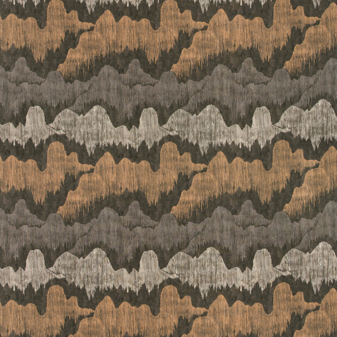 Cascadia fabric in noir color - pattern GWF-3755.811.0 - by Lee Jofa Modern in the Kelly Wearstler V collection