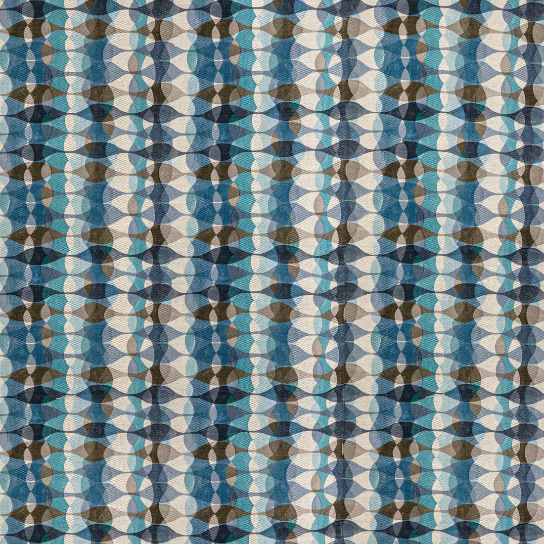 Overtone Print fabric in denim color - pattern GWF-3775.650.0 - by Lee Jofa Modern in the Rhapsody collection