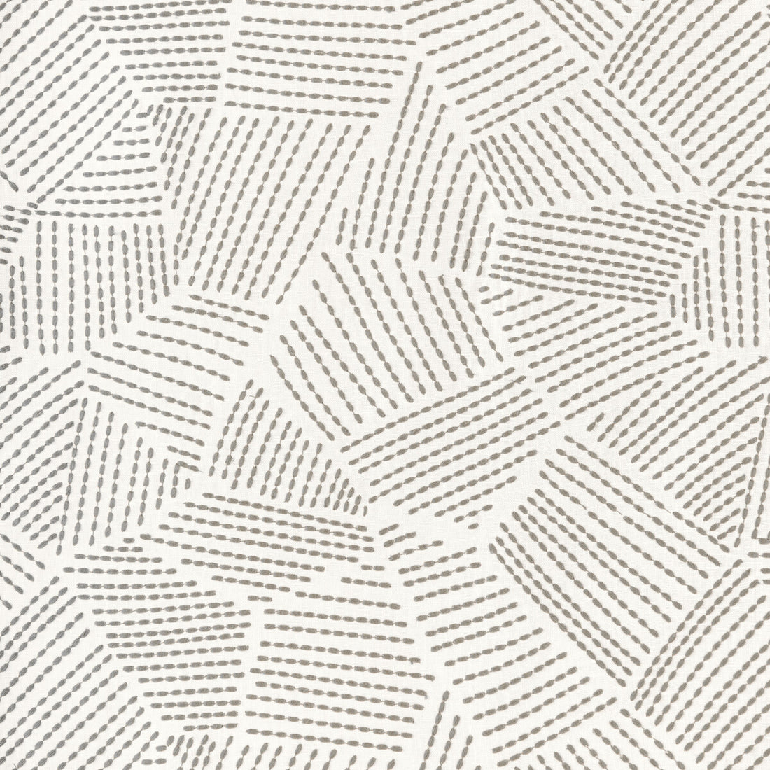 Chord Embroidery fabric in ash color - pattern GWF-3776.11.0 - by Lee Jofa Modern in the Rhapsody collection