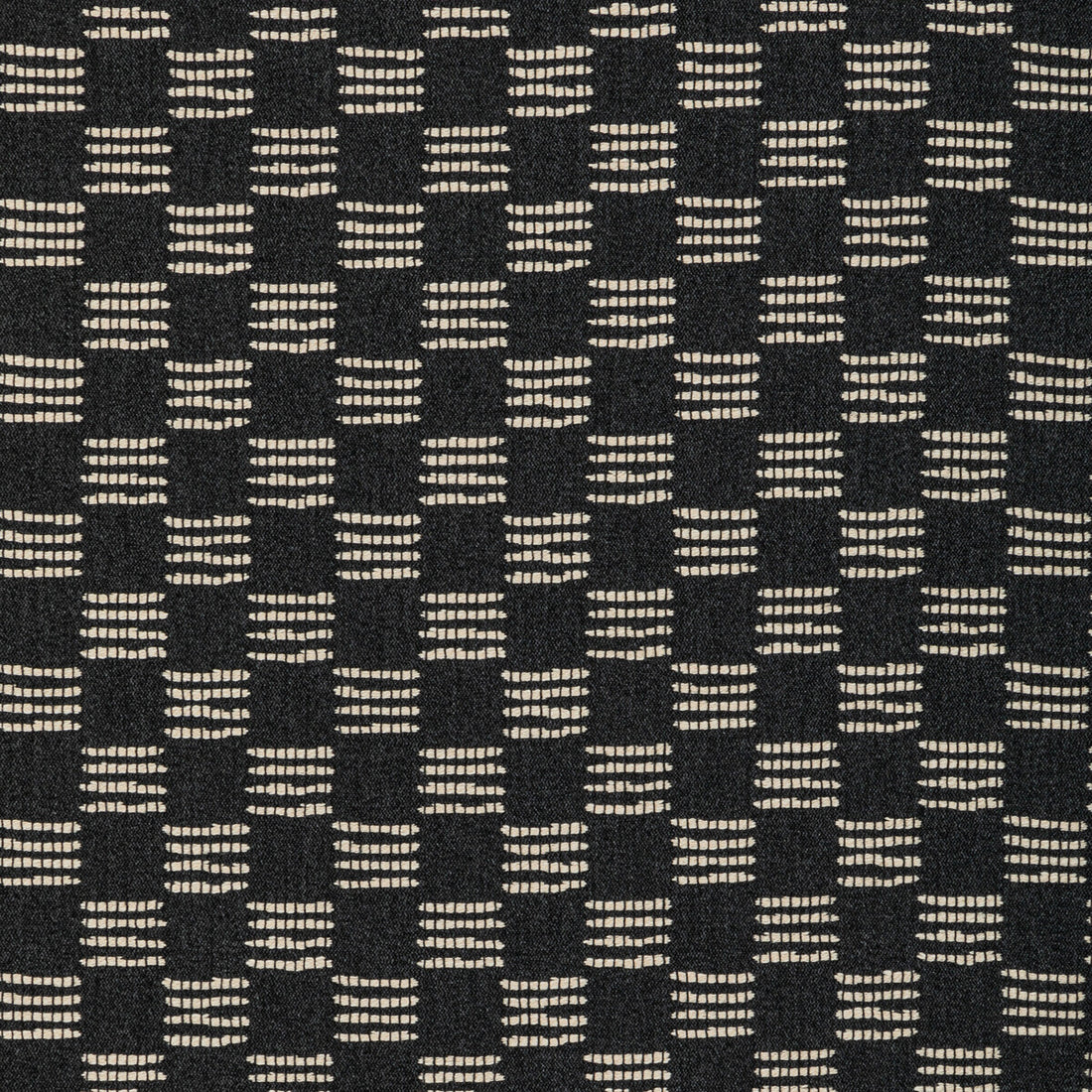 Stroll fabric in charcoal color - pattern GWF-3785.21.0 - by Lee Jofa Modern in the Kelly Wearstler Oculum Indoor/Outdoor collection