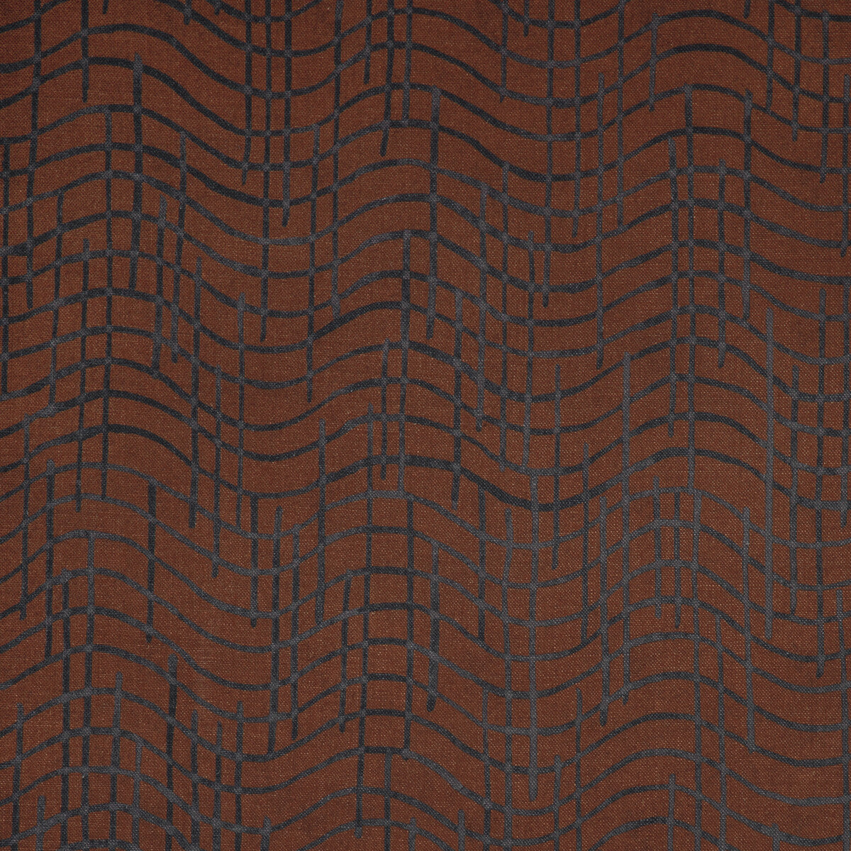 Dada fabric in russet color - pattern GWF-3789.24.0 - by Lee Jofa Modern in the Kelly Wearstler VII collection