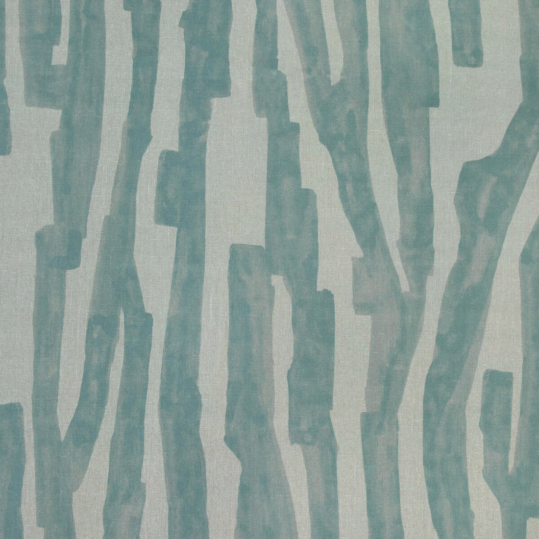 Intargia fabric in aquamarine color - pattern GWF-3790.13.0 - by Lee Jofa Modern in the Kelly Wearstler VII collection