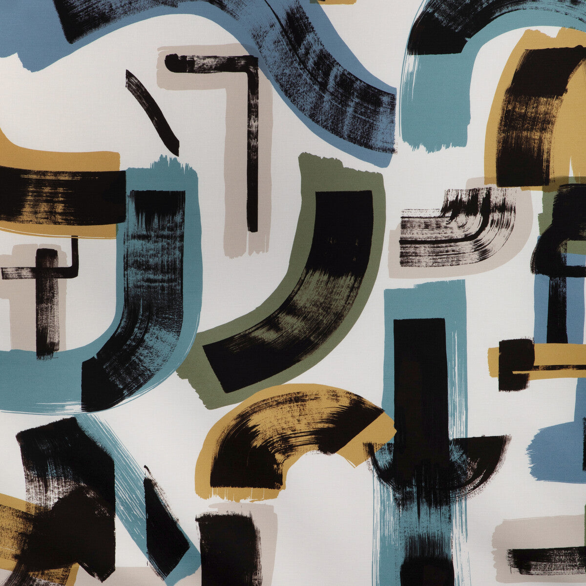 Bleecker Print fabric in lake fern color - pattern number GWF-3806.353.0 - by Lee Jofa Modern in the Soho collection