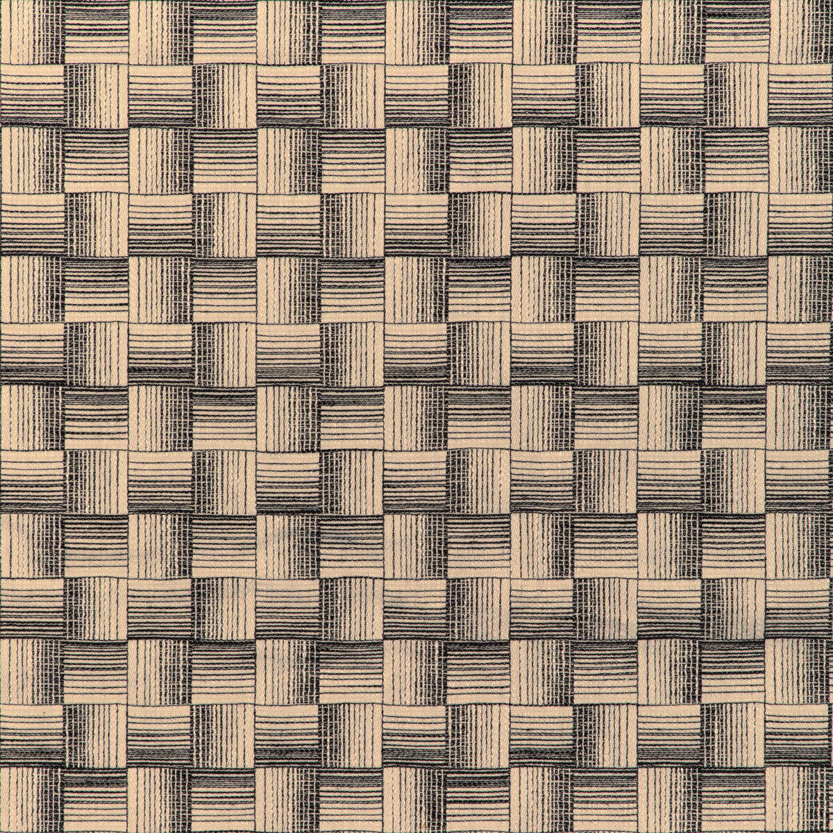 Cadence Weave fabric in domino color - pattern number GWF-3814.81.0 - by Lee Jofa Modern in the Cadence collection