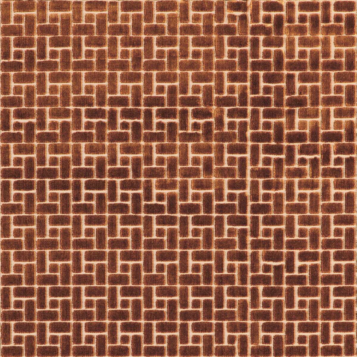 Fieldstone Velvet fabric in spice color - pattern number GWF-3818.12.0 - by Lee Jofa Modern in the Cadence collection
