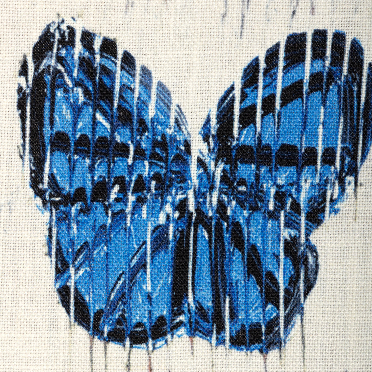 Flutter fabric in The Blues color - pattern number GWF-3838.513.0 - by Lee Jofa Modern in the Hunt Slonem Belle Terre collection